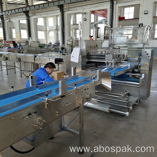 Arabic Pita Bread Pizza Horizontal Packaging Packing Machine